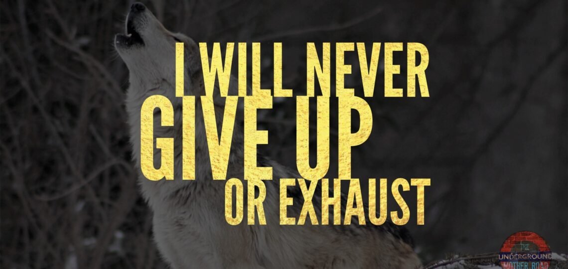 I Will Never Give Up Or Exhaust_UGMR