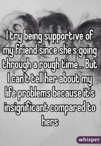 being a supportive friend