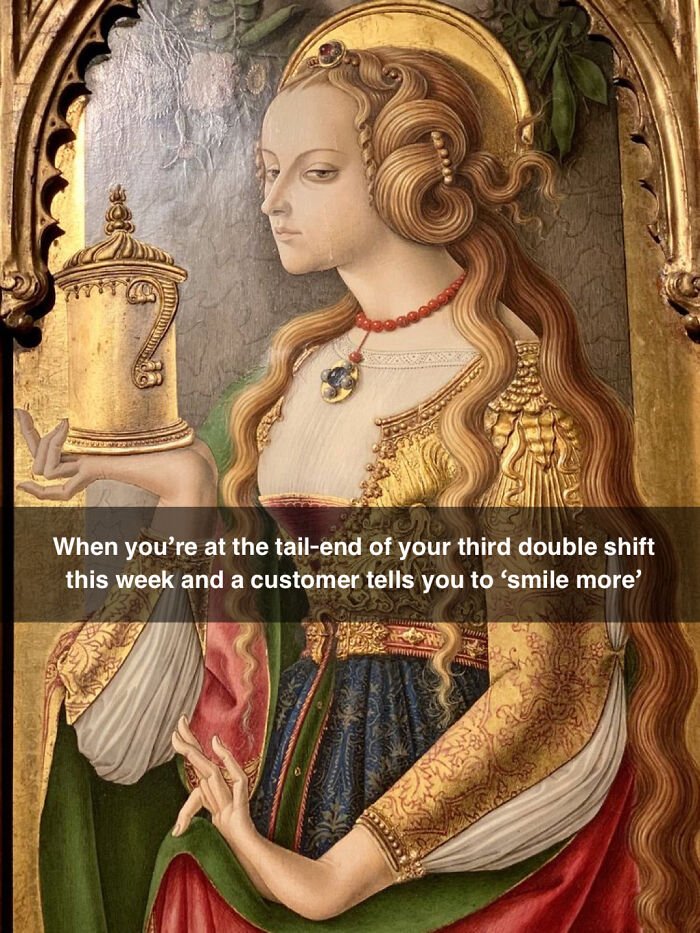 customer tells you to smile more