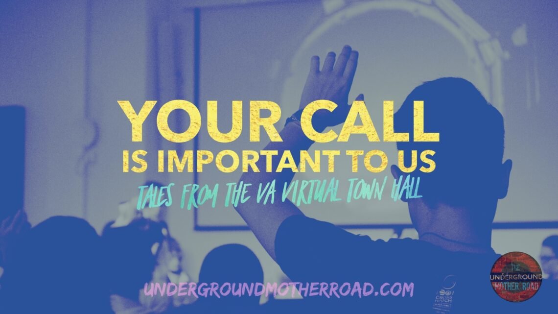 Your call is important to us - tales from the VA veterans virtual town hall